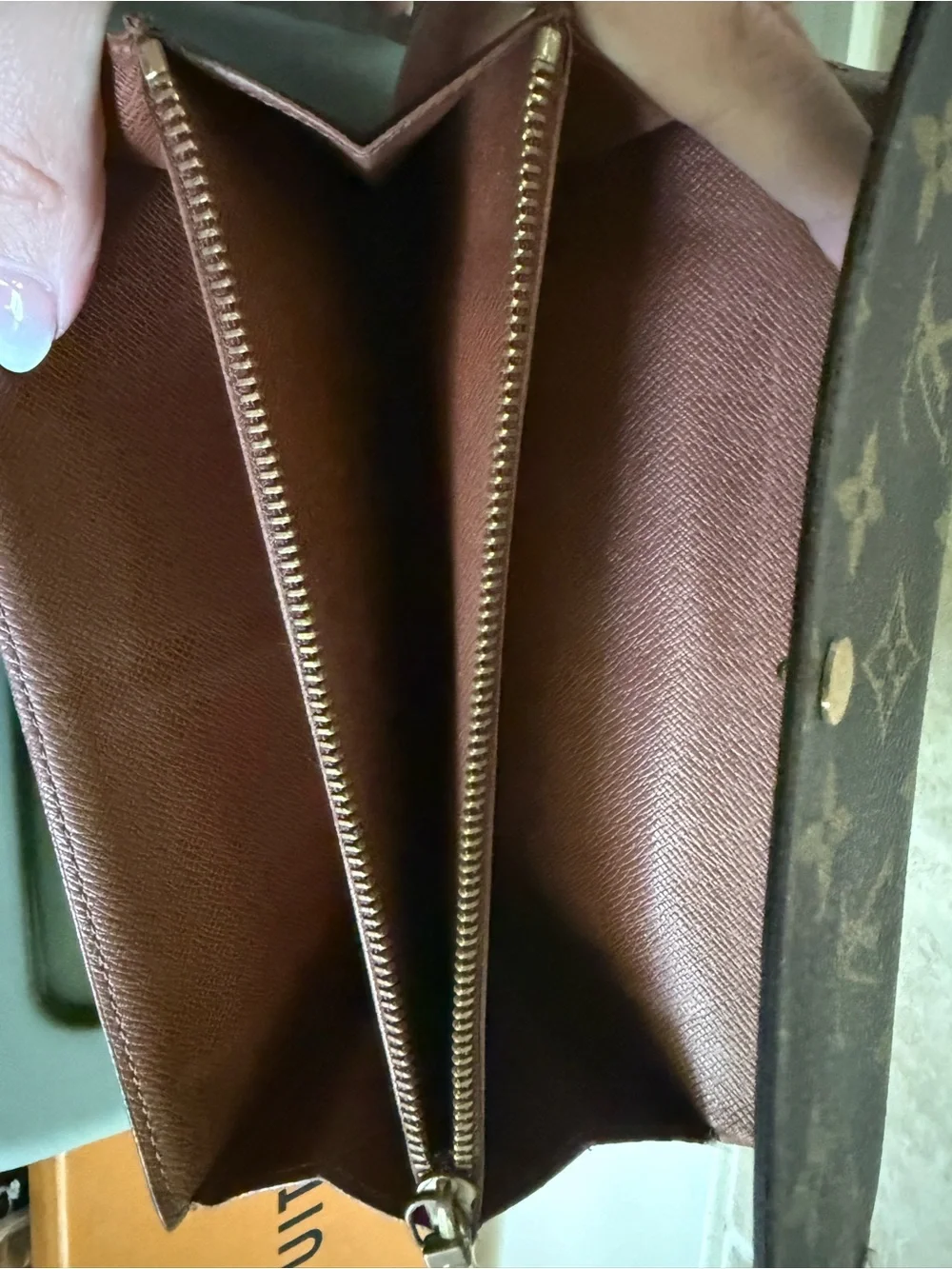 Louis Vuitton Monogram Snap Continental Wallet - Brown & Gold